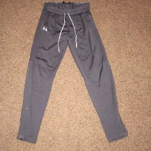 Grey Under Armour sweatpants